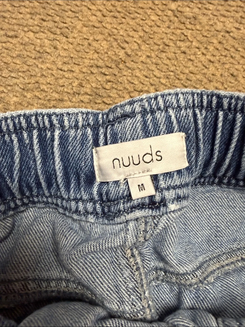 EUC Worn Once nuuds Pull-On Denim Pant - Picture 5 of 5